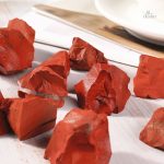 Morceaux de jaspe rouge, pour la méditation et le bien-être