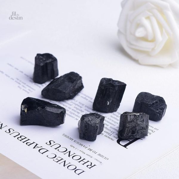 Tourmaline noire en morceaux, alliée contre les ondes négatives