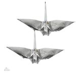 Grue origami colorée, un symbole de prospérité japonaise