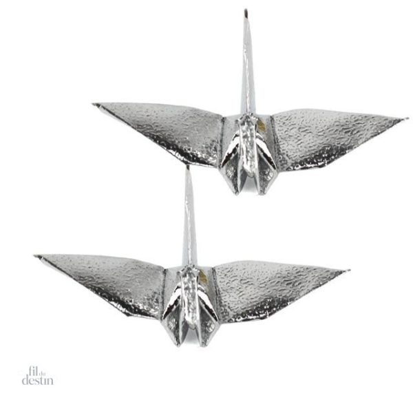 Grue origami colorée, un symbole de prospérité japonaise