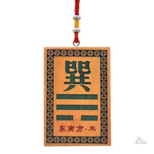 Pancarte Feng Shui porte-bonheur classique