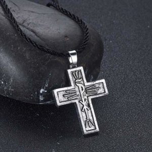 Accessoire religieux pendentif Chrisme, émettant sérénité