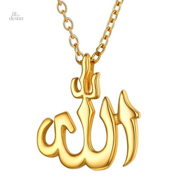 pendentif-au-nom-de-allah-1 Pendentif Allah en métal, symbole spirituel et porte-bonheur