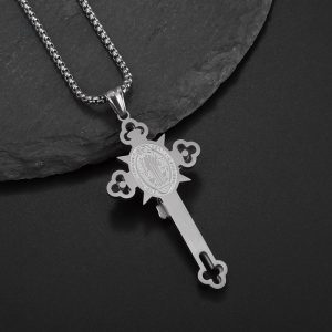 Bijou au pieu crucifix, accessoire spirituel unique
