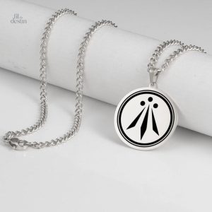 Pendentif porte-bonheur Awen, design symbolique et élégant