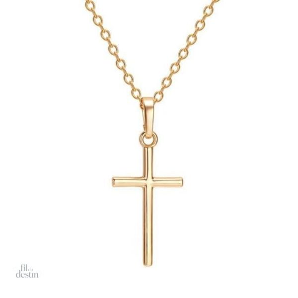 Pendentif porte-bonheur en forme de croix
