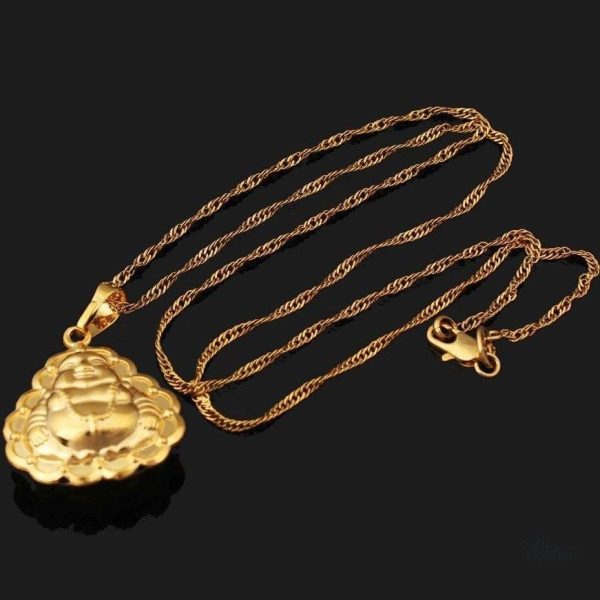 Pendentif porte-bonheur Budai, accessoire spirituel élégant