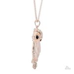 Chouette porte-bonheur en pierres douces, style unique et apaisant