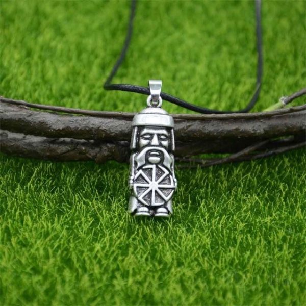 Charmant pendentif Domovoi, accessoire porte-bonheur