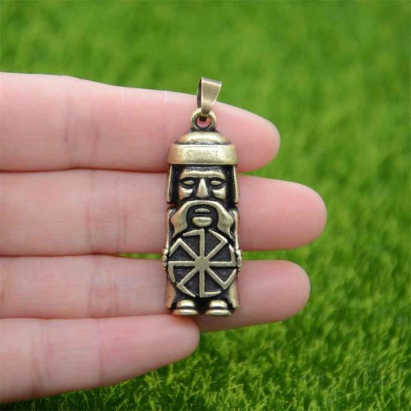 Pendentif traditionnel Domovoi, amulette de sérénité