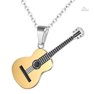 Pendentif guitare gitane, un porte-bonheur musical