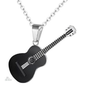 Pendentif de guitare, symbole de passion et de créativité