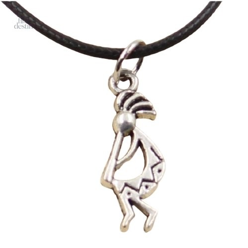 pendentif-de-kokopelli-1 Pendentif Kokopelli porte-bonheur en métal fin