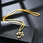 Pendentif égyptien œil d'Horus, amulette protectrice