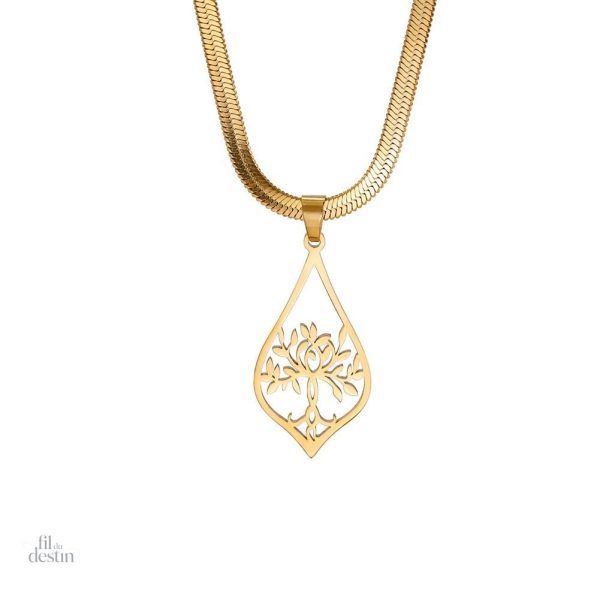 pendentif-de-la-branche-de-gui-1 Pendentif gui porte-bonheur en argent