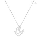 Pendentif colombe de la paix en pendentif porte-bonheur