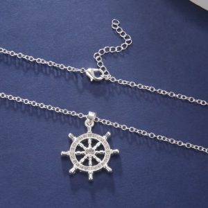 Pendentif en forme de roue du Dharma, accessoire spirituel