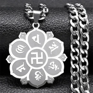 Bijou en forme de swastika, symbole de chance et protection