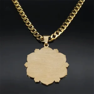 Pendentif ancien swastika, symbole de prospérité et bonheur