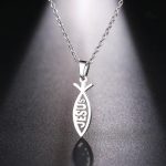 Pendentif en forme d'Ichthus, symbole chrétien