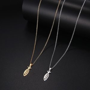 Porte-bonheur Ichthus, pendentif spirituel