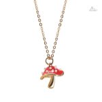 Pendentif champignon hallucinogène, porte-bonheur unique