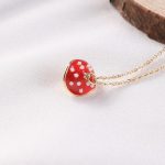 Pendentif champignon décoratif, accessoire porte-bonheur