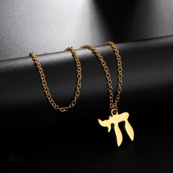 Pendentif porte-bonheur Chai, accessoire de style unique