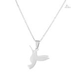 Pendentif colibri porte-bonheur simple et élégant