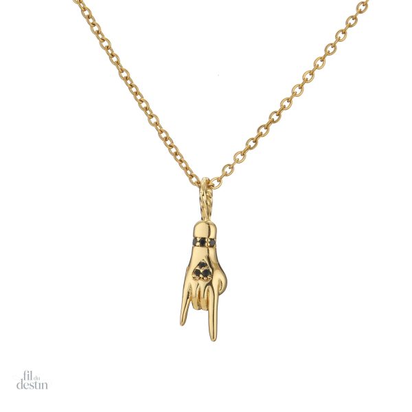 pendentif-du-mano-cornuto-1 Pendentif porte-bonheur mano cornuto en métal argenté