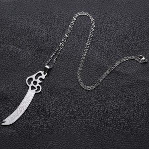 Pendentif porte-bonheur Zulfikar, design élégant et significatif