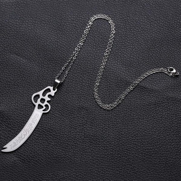 Pendentif porte-bonheur Zulfikar, design élégant et significatif
