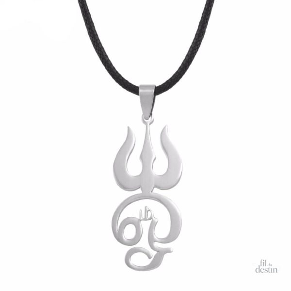 Pendentif trishula de Shiva, symbole de protection et force