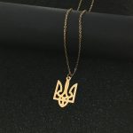 Pendentif symbole Tryzub en argent