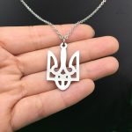 Pendentif bavarde de la culture ukrainienne Tryzub