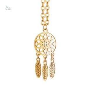 Pendentif attrape-rêve en métal, symbole de protection