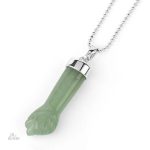 Bijou figa en cristal, amulette porte-bonheur