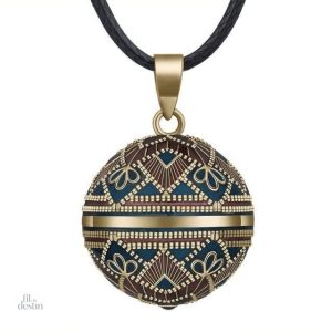 Pendentif en boule d'harmonie, symbole de chance