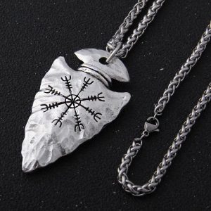Pendentif porte-bonheur Gungnir, design inspiré de la mythologie