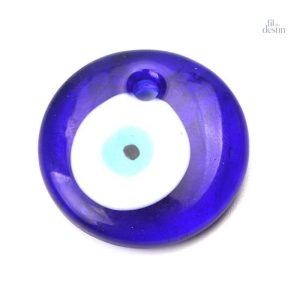 Oeil grec en pendentif, talisman contre le mauvais œil