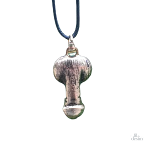 Pendentif phallique du tintinnabulum en argent