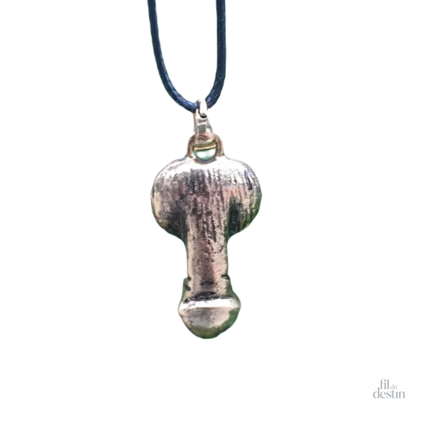 Pendentif phallique du tintinnabulum en argent