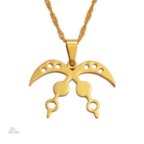 pendentif-portant-akofena-1 Pendentif Akofena, symbole porte-bonheur en design épuré