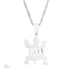 Pendentif porte-bonheur Denkyem, symbole de protection et chance