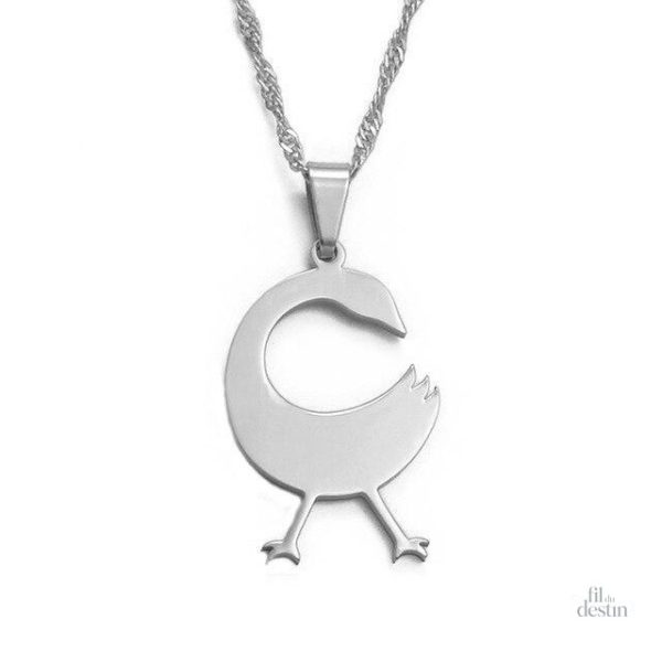 Pendentif symbole Sankofa, accessoire porte-bonheur unique