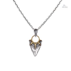 Pendentif porte-bonheur en forme de pointe de flèche