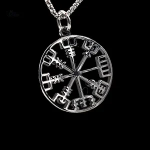 Pendentif unique Vegvisir, emblème de cheminement et d'orientation