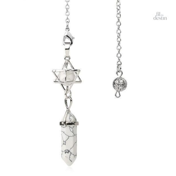 Accessoire énergétique : pendule Merkaba design