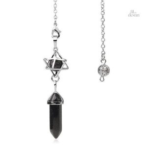 Pendule radiesthésique en forme de Merkaba