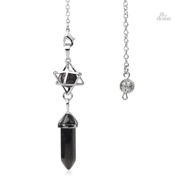 Pendule radiesthésique en forme de Merkaba